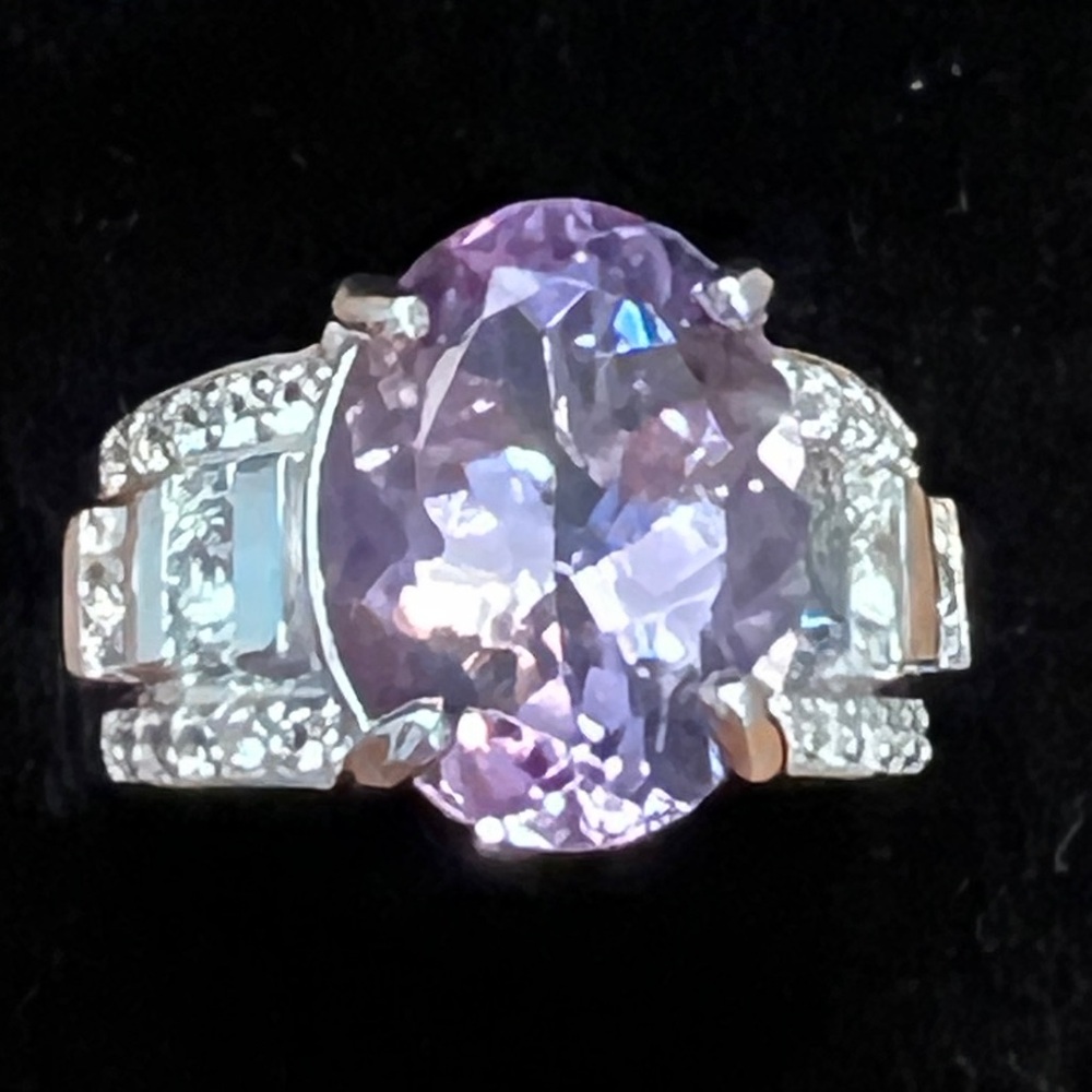 Amethyst and Multi Gemstone Ring